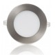 Downlight panel LED Redondo 120mm Niquel 6W 